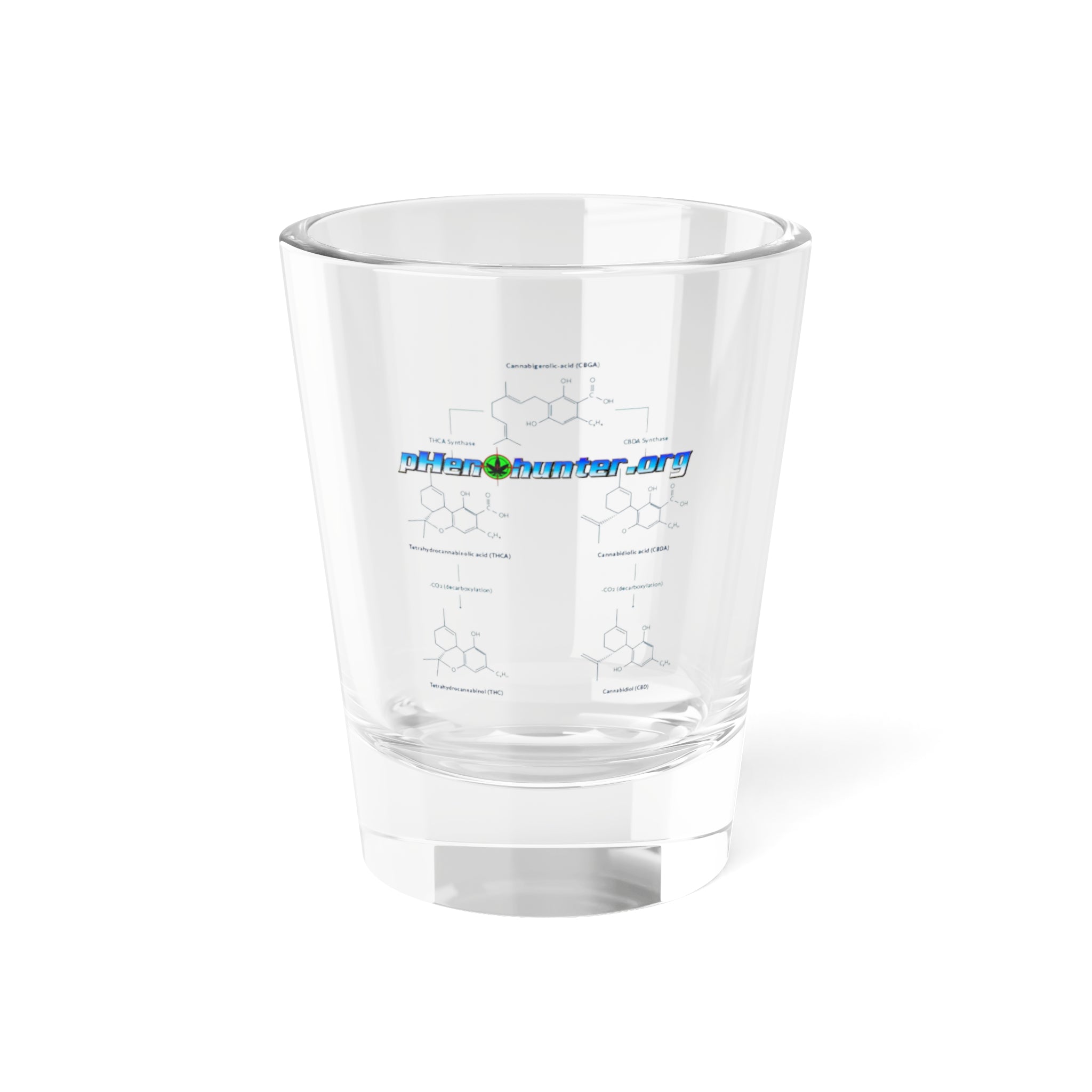 pH Cannabinoids Shot Glass, 1.5oz