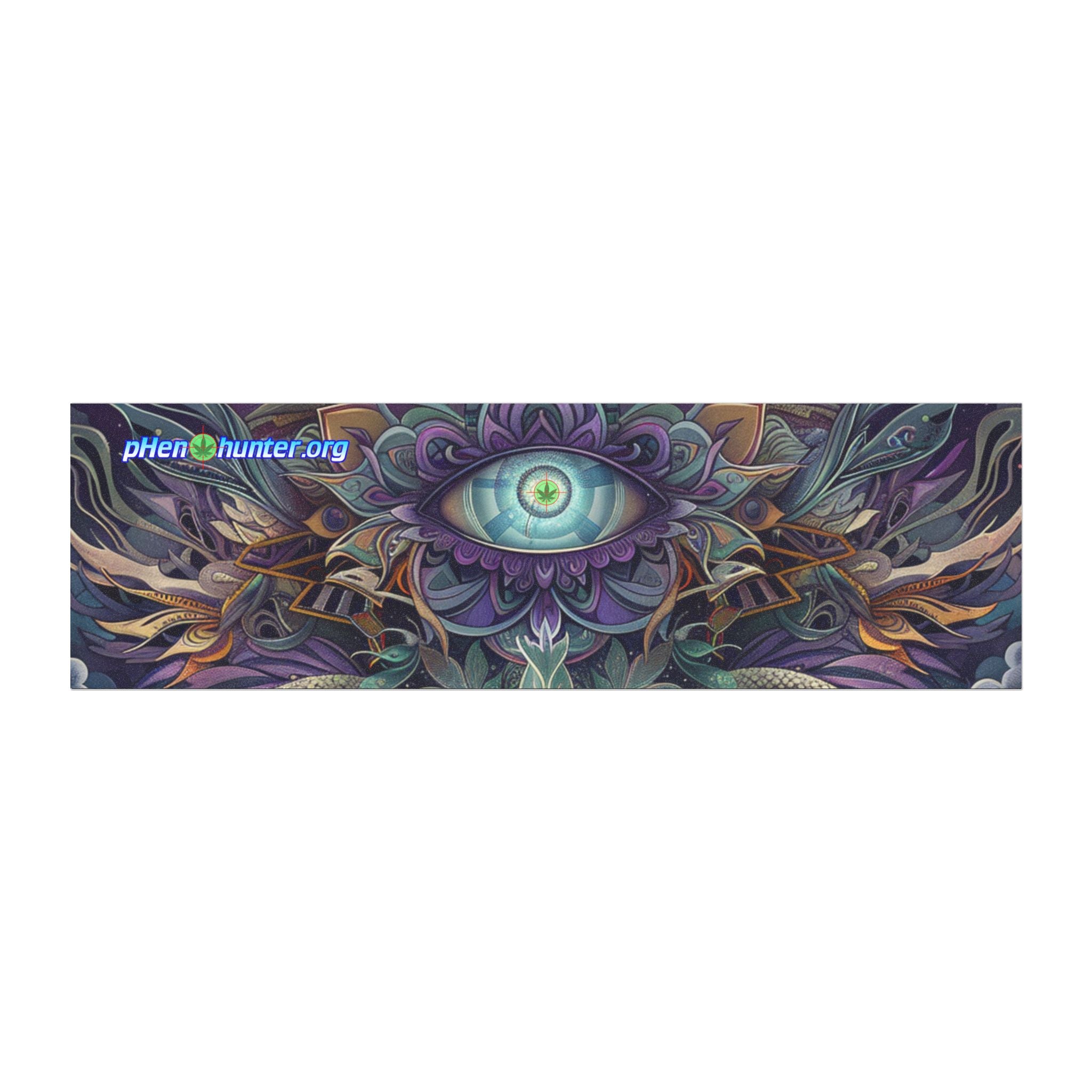 pH Mystic Third Eye Mandala Car Magnet