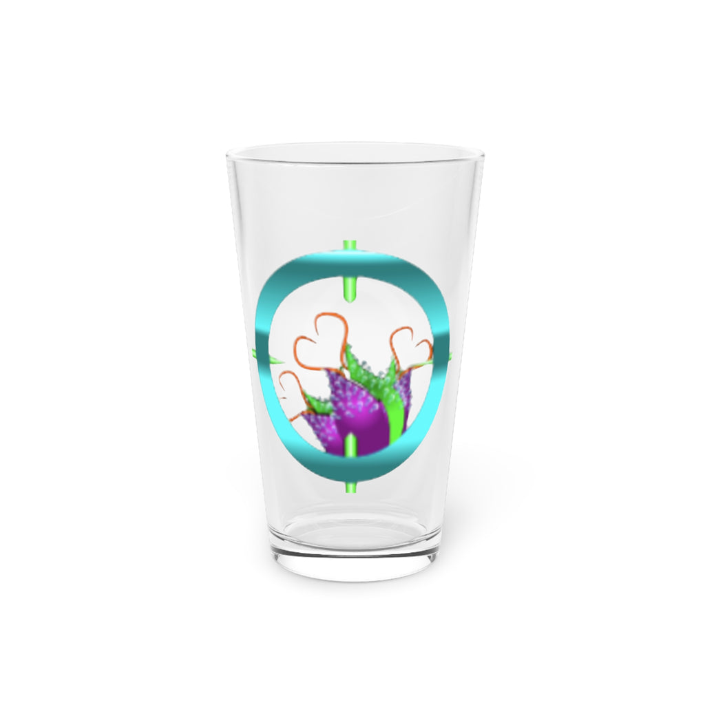 pH Cross-hair #2 Pint Glass, 16oz