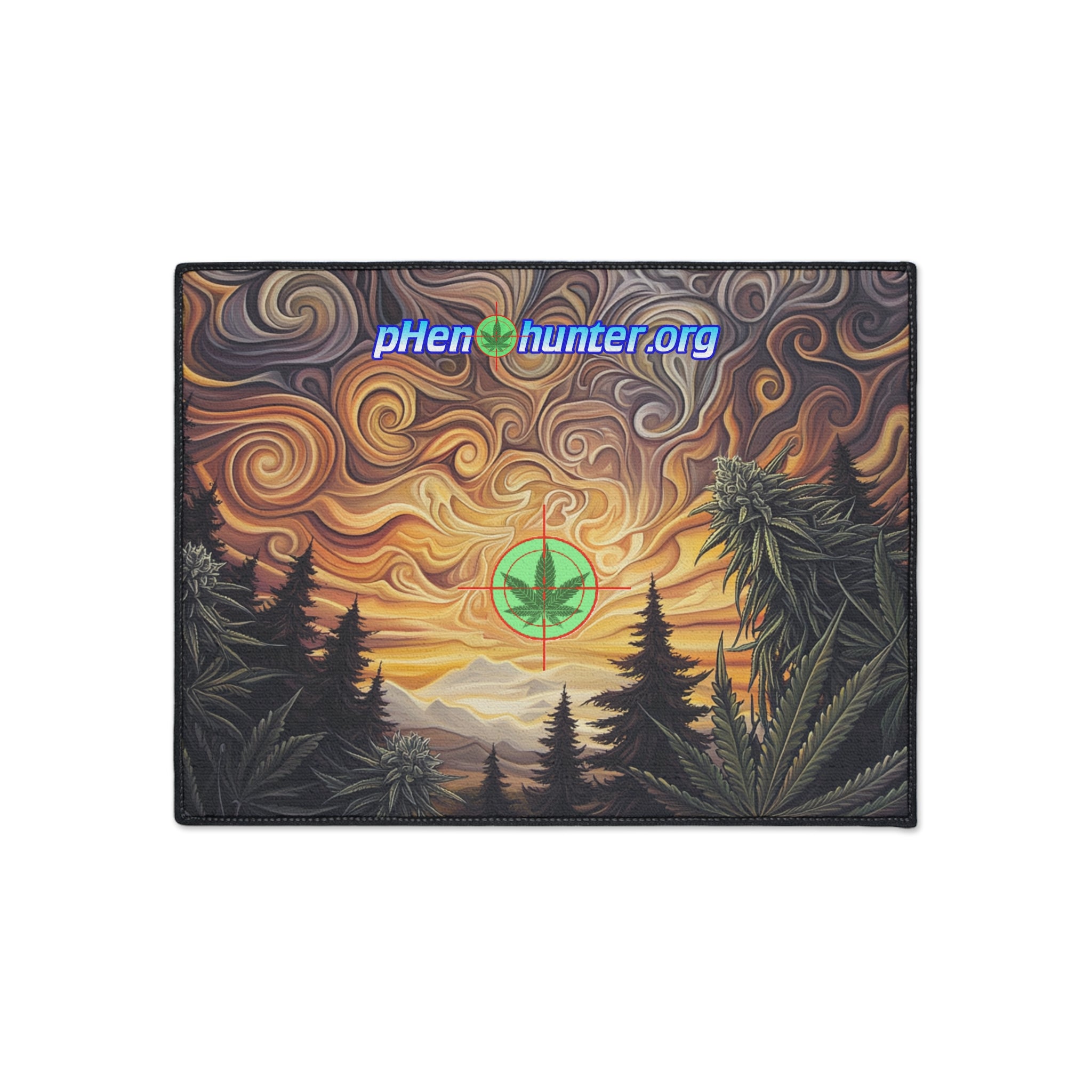 pH Psychedelic Sunset Heavy-Duty Floor Mat