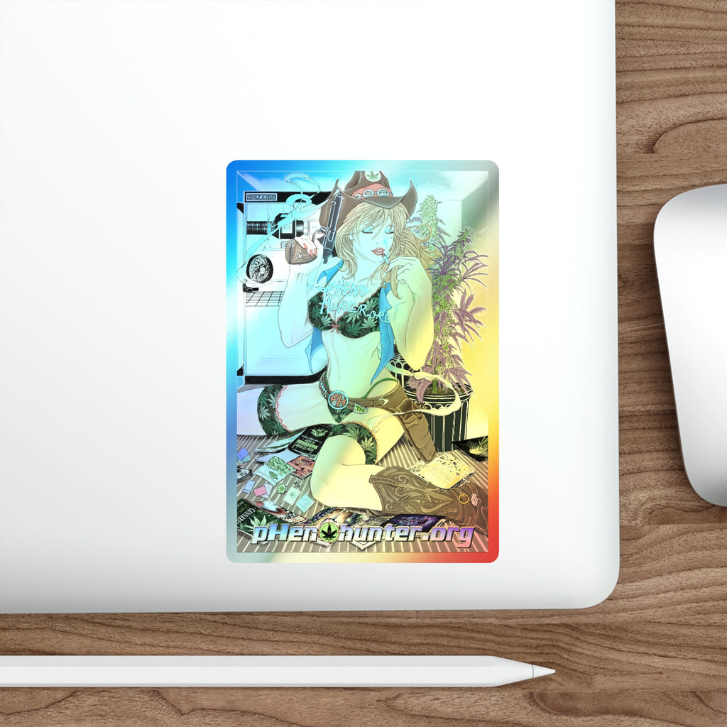 pH Art Holographic Die-cut Stickers "2022 Art Contest Winner"