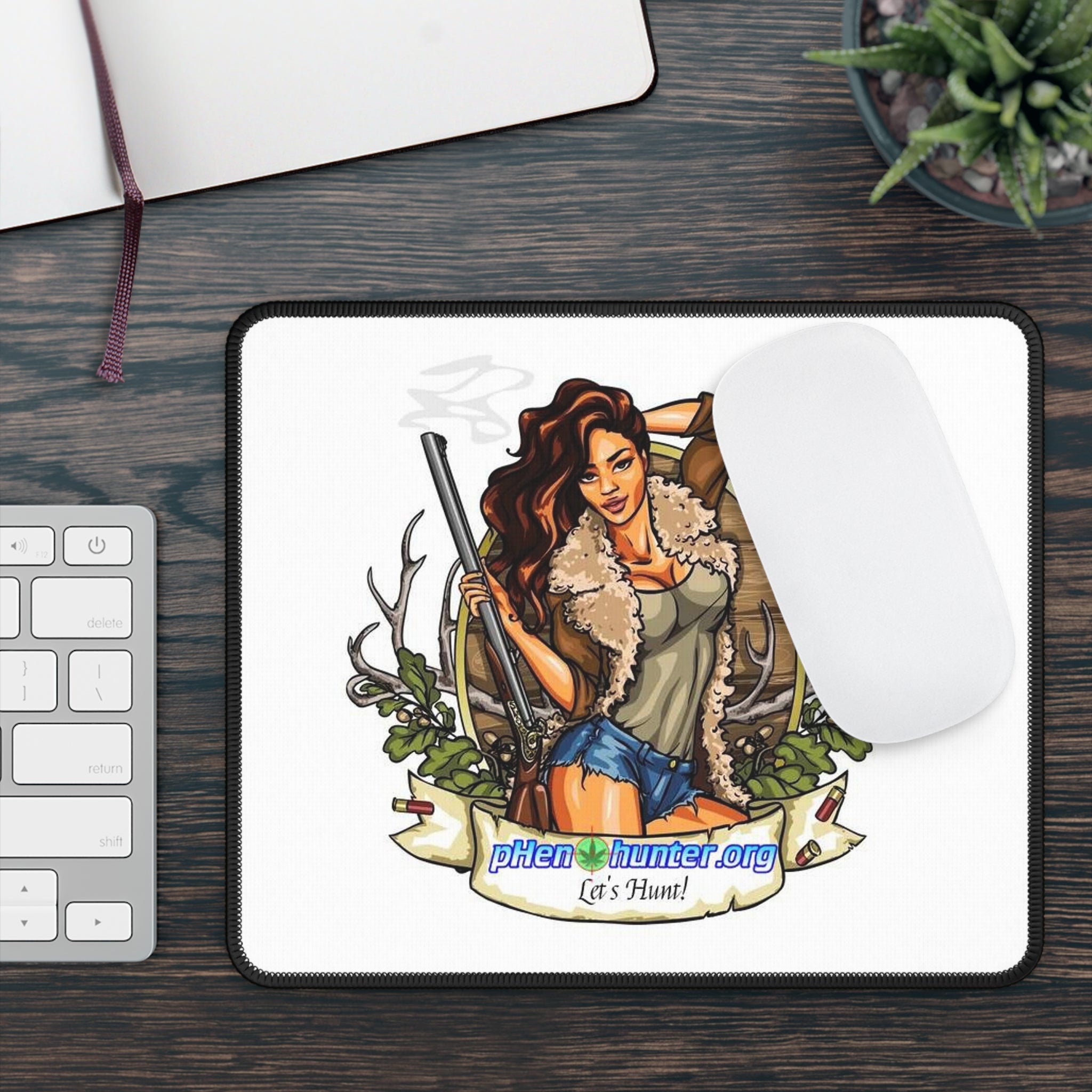 pH Gaming Mouse Pad "Let's Hunt"