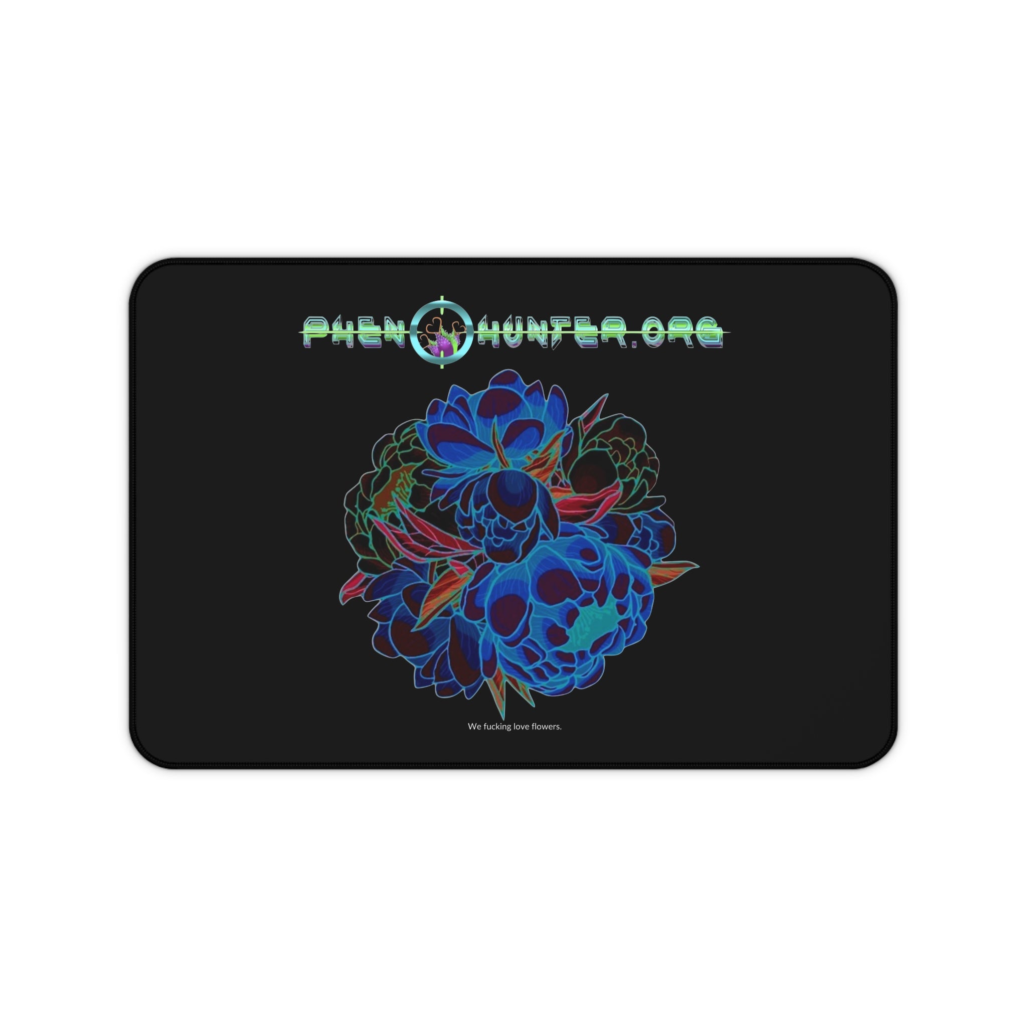 pH Desk Mat "We LOVE Flowers"