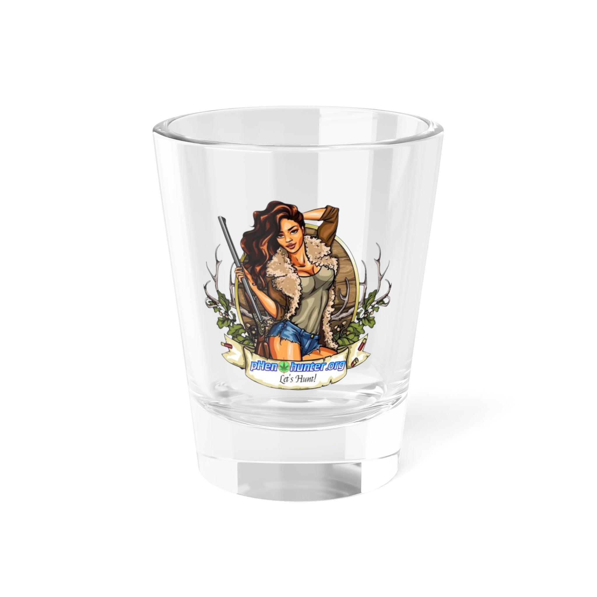pH Let's Hunt!  Shot Glass, 1.5oz