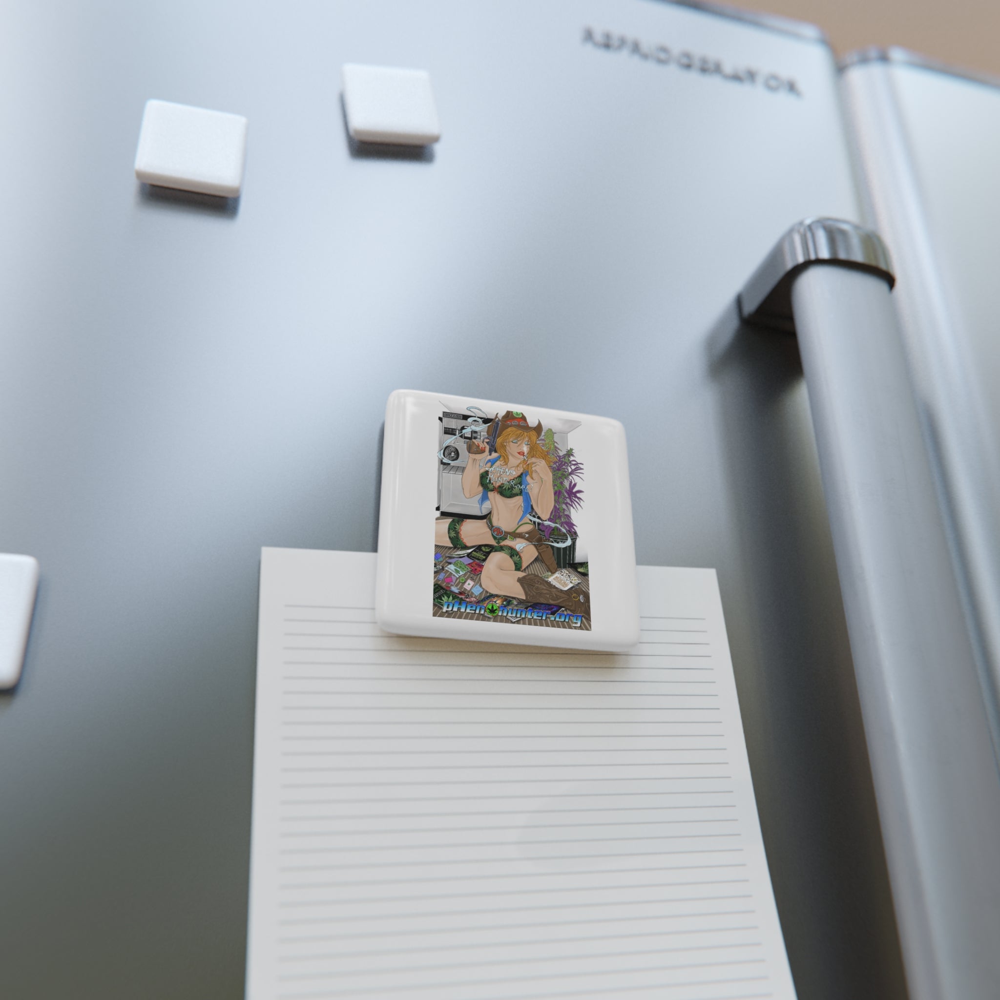 pH "2022 Art Contest Winner" Porcelain Magnet, Square