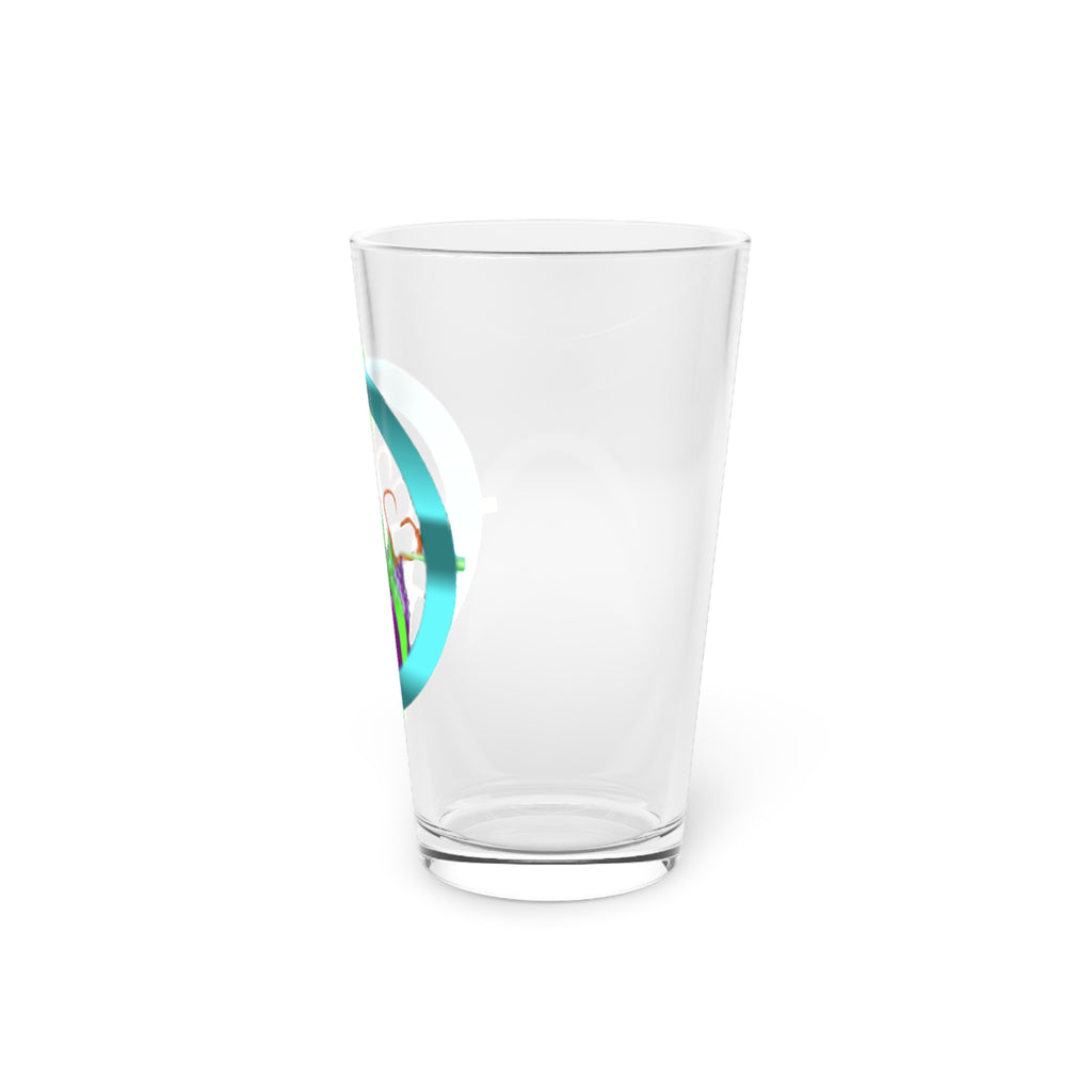 pH Cross-hair #2 Pint Glass, 16oz