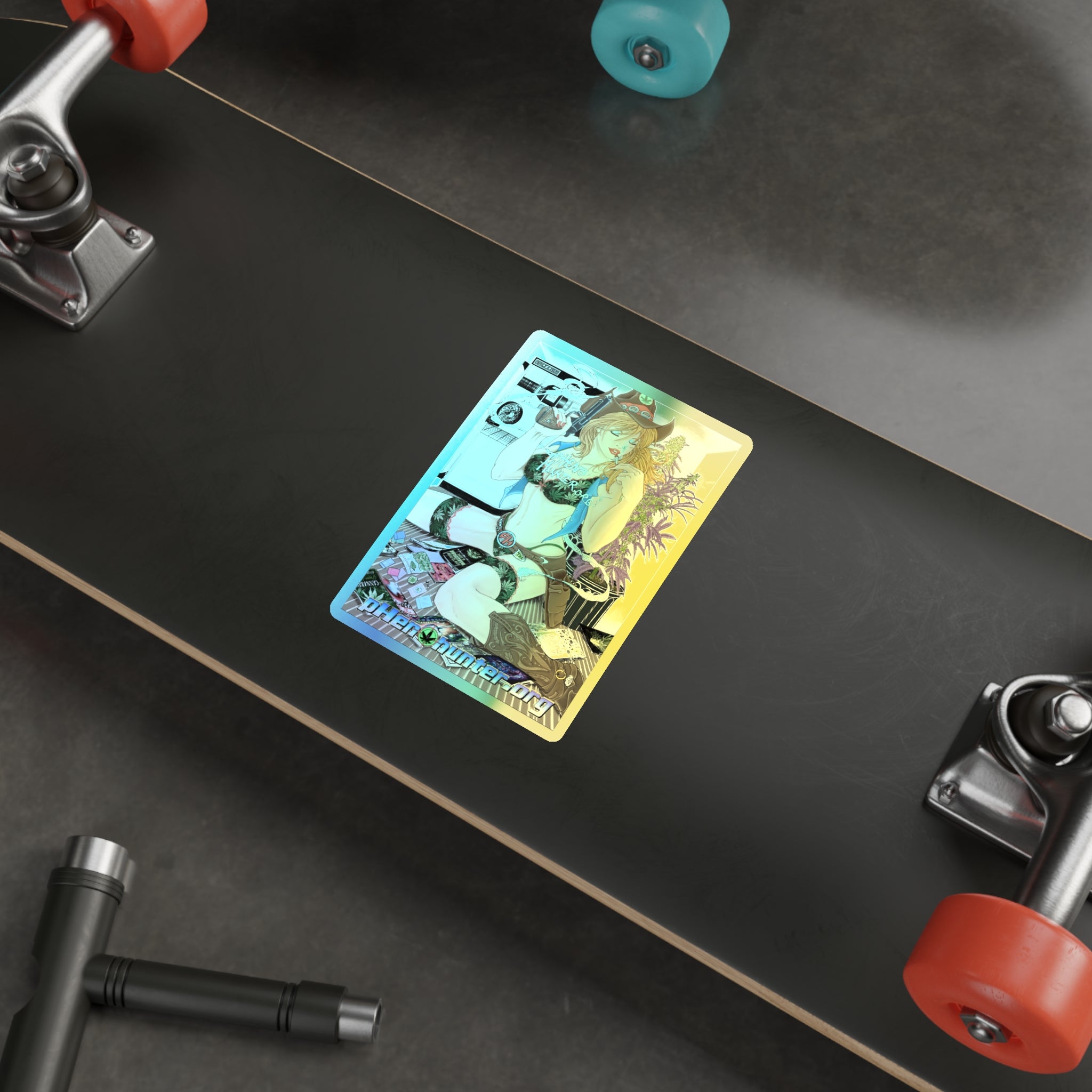 pH Art Holographic Die-cut Stickers "2022 Art Contest Winner"