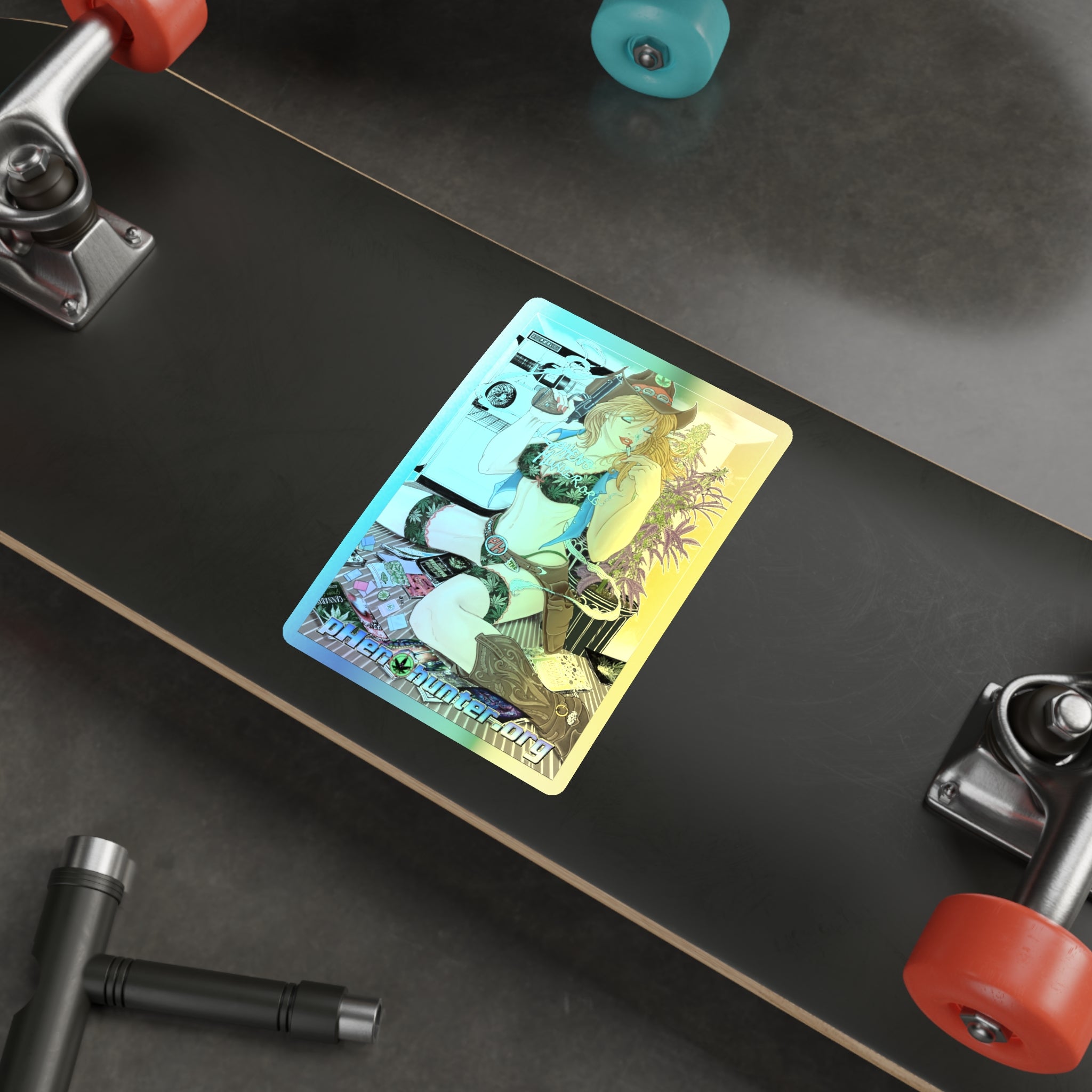 pH Art Holographic Die-cut Stickers "2022 Art Contest Winner"