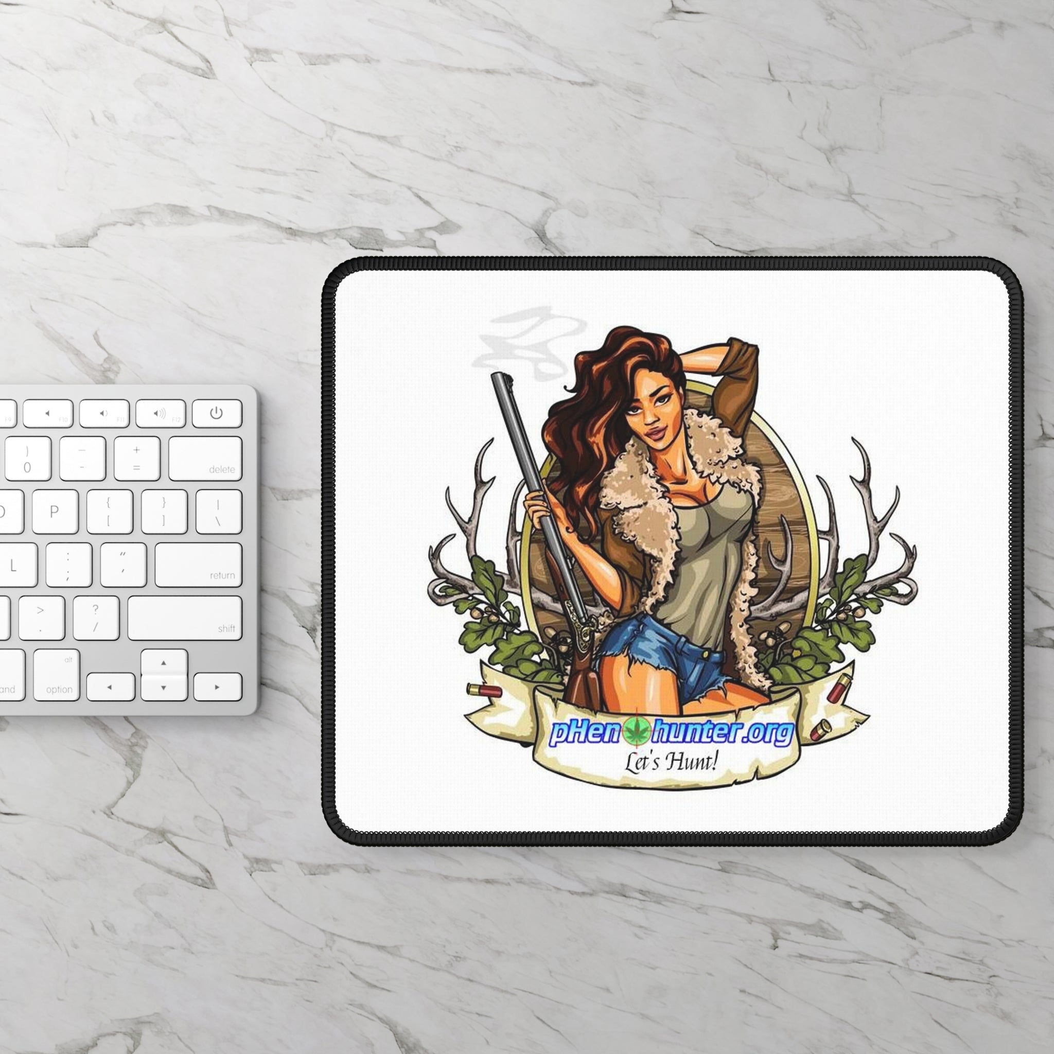 pH Gaming Mouse Pad "Let's Hunt"