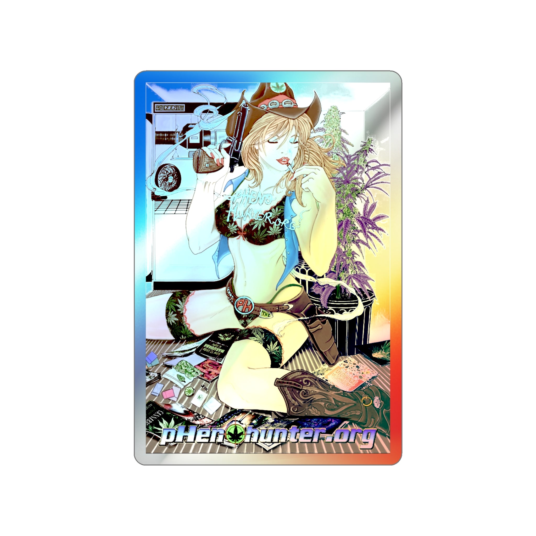 pH Art Holographic Die-cut Stickers "2022 Art Contest Winner"